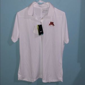 NWT Nike women's white MN golf polo